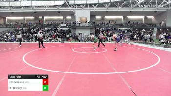 160 lbs Semifinal - Chad Mairano, Simsbury vs Edward Barlage, Guilford