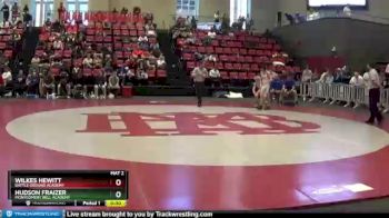 113 lbs 5th Place Match - Hudson Fraizer, Montgomery Bell Academy vs Wilkes Hewitt, Battle Ground Academy