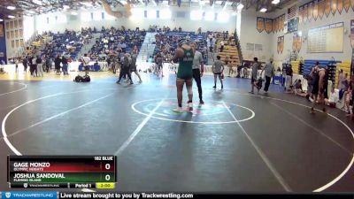 182 Blue Round 4 - Gage Monzo, Olympic Heights vs Joshua Sandoval, Fleming Island