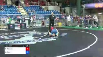 94 lbs Consi Of 16 #1 - Owen Becker, Wisconsin vs Brady Byrd, Indiana