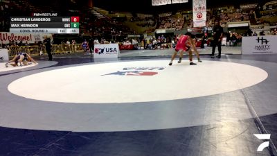 Junior Boys - 175 lbs Champ. Round 3 - Coleton La Fontaine vs Donald Glenn, Willits Grapplin Pack Wrestling