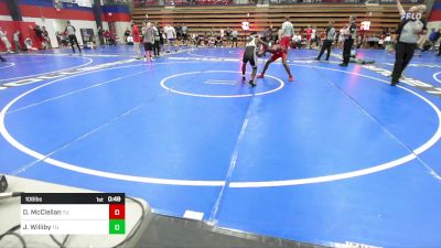 106 lbs Consi Of 4 - Davion McClellan, Tulsa Union vs Josiah Williby, Tulsa Union