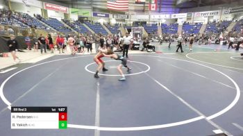 83 lbs Rr Rnd 3 - Riley Pedersen, GI Grapplers vs Brayden Yakich, Black Fox Wr Acd