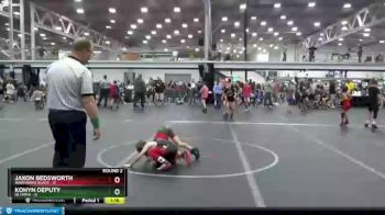 48 lbs Round 2 (4 Team) - Jaxon Bedsworth, Warhawks Black vs Kohyn Deputy, Olympia