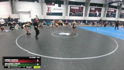 165 lbs Cons. Semi - Braeden Cross, Rio Vista Wrestling vs Aiden Garcia, X-CLUSIVE Wrestling