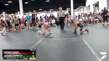 92 lbs Round 1 (8 Team) - Jackson Caraballo, PA Alliance Red vs Anthony Hawks, U2 Upstate Uprising Red