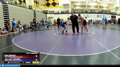 119 lbs Champ. Round 1 - Max Benoit, Rick Larsen Wrestling Club vs William Steiner, Royal Pride Wrestling Club