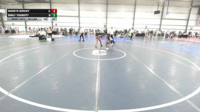 100 lbs Consi Of 32 #2 - Nadeye Dudley, FL vs Emily Youboty, RI