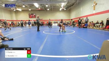 106 lbs Semifinal - Yareli Flores, Raw Wrestling Club vs Camden Runnels, Honey Badgers Wrestling Club