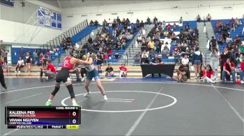 110 lbs Cons. Round 2 - Kaleena Ped, Bakersfield College vs Vivian Nguyen, Cerritos College