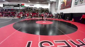 190 lbs Semifinal - Ryder Hoffschneider, Chatfield vs Tristan Clemen, Chaparral