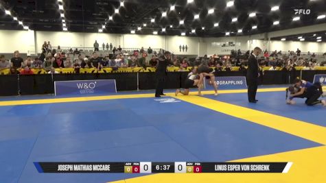 Linus Esper Von Schrenk vs Joseph Mathias McCabe 2025 World IBJJF Jiu-Jitsu No-Gi Championship