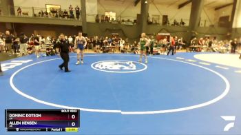 175 lbs Champ. Round 3 - Dominic Dotson, CA vs Allen Hensen, AK