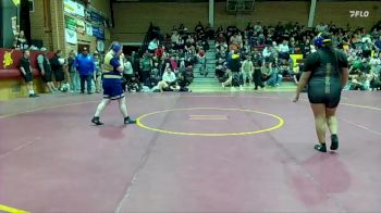 235 lbs 5th Place Match - Liberty Bojorquez, Casa Grande Union High School vs Ava Dixon, Notre Dame Preparatory