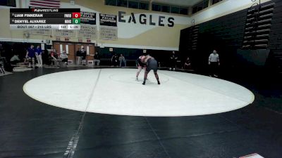 215 lbs Quarterfinal - Liam Finneran, Fairfield Warde vs Denyel Alvarez, New Britain