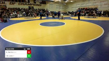 135 lbs Round Of 64 - Anthony Harris, Buchanan vs Bryce Luna, St. Francis