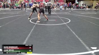 150 lbs Cons. Round 2 - Caine Bruso, Team Haysville Wrestling Club vs Alyck Rodriguez, Scottsbluff Wrestling Club