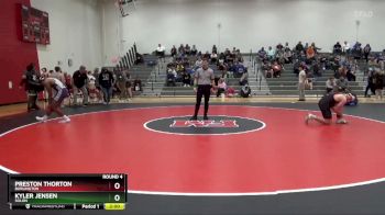 190 lbs Round 4 - Preston Thorton, Burlington vs Kyler Jensen, Solon