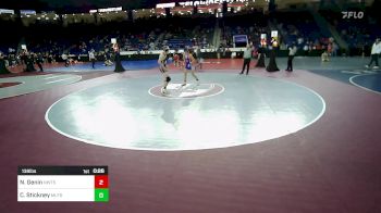 138 lbs Round Of 64 - Nicholas Genin, Newton South vs Cam Stickney, Milford NH