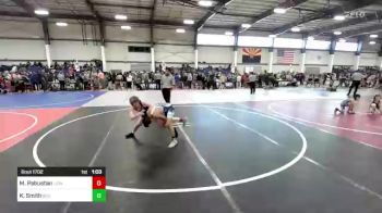 109 lbs Quarterfinal - Michael Pabustan, Lions WC vs Kannon Smith, Silver Creek Scrappers