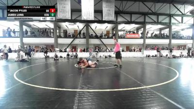 172-193 lbs Quarterfinal - Jacob Pyles, All American Wrestling Academy vs James Long, Knoxville Jr High