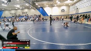 75 lbs 1st Place Match - Stetson Teeples, JWC vs Amarri Kem, Ravage