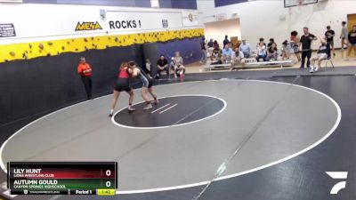 145 lbs Round 2 - Autumn Gould, Canyon Springs Highschool vs Lily Hunt, Lions Wrestling Club