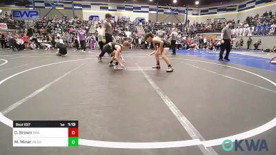 88 lbs Semifinal - Daeton Brown, Shelton Wrestling Academy vs Max Miner, Prodigy NDT