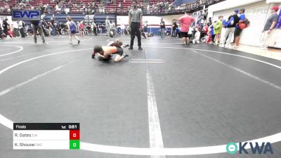 61 lbs Final - Riott Gates, Elgin Wrestling vs Kasen Shouse, Cowboy Wrestling Club