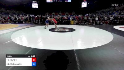 215 lbs Rnd Of 16 - Cason Howle, SC vs Khale McDonnell, CA