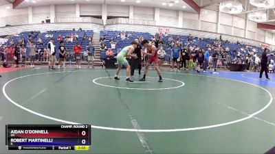 132 lbs Champ. Round 2 - Aidan O`Donnell, OH vs Robert Martinelli, IL