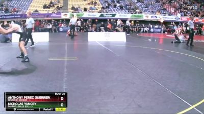 141 lbs Placement Matches (16 Team) - Anthony Perez Guerrero, Southern Oregon vs Nicholas Yancey, Campbellsville (Ky.)