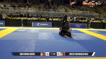 Enzo De Vasconcelos Melo vs Igor Ferreira Ribeiro 2025 Pan Jiu Jitsu IBJJF Championship