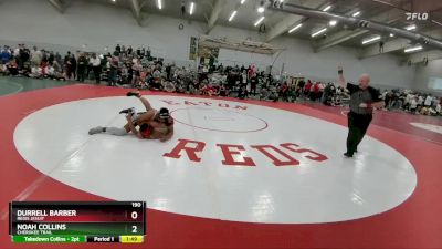 190 lbs Champ. Round 1 - Durrell Barber, Regis Jesuit vs Noah Collins, Cherokee Trail