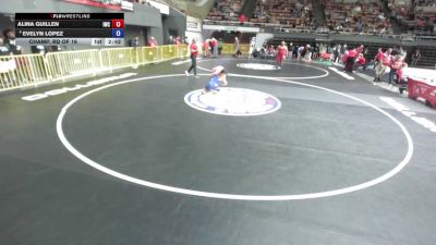125 lbs Champ. Rd Of 16 - Alina Guillen, Iron Wrestling Club vs Evelyn Lopez
