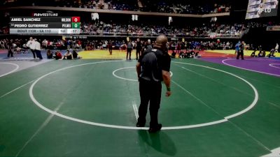 5A 113 lbs Cons. Round 1 - Pedro Gutierrez, Pflugerville Weiss vs Amiel Sanchez, Dallas Wilson