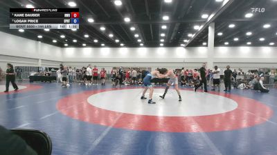 144 lbs 1st Place Match - Kane Dauber, NWO vs Logan Price, Spartan RTC@LHP