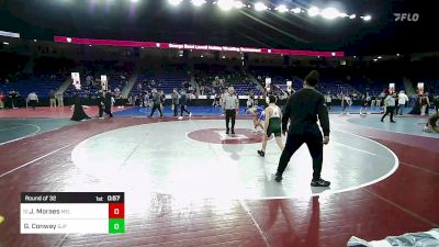 113 lbs Round Of 32 - Johnny Moraes, Melrose vs Graham Conway, Saint John's Prep