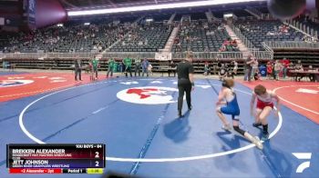 84 lbs 3rd Place Match - Brekken Alexander, Moorcroft Mat Masters Wrestling Club vs Jett Johnson, Green River Grapplers Wrestling