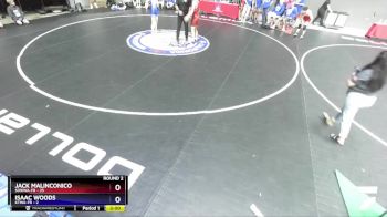 144 lbs Round 2 (16 Team) - Jack Malinconico, SDIKWA-FR vs Isaac Woods, KTWA-FR