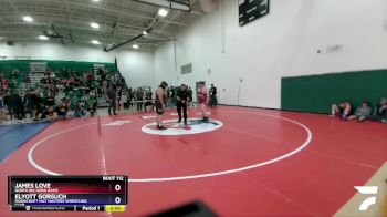 285 lbs Round 2 - James Love, North Big Horn Rams vs Elyott Gorsuch, Moorcroft Mat Masters Wrestling Club