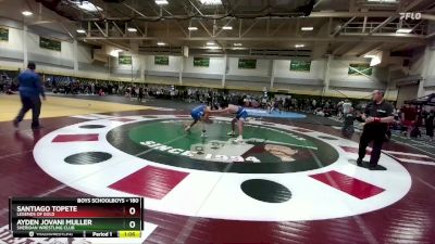 180 lbs Quarterfinal - Santiago Topete, Legends Of Gold vs Ayden Jovani Muller, Sheridan Wrestling Club