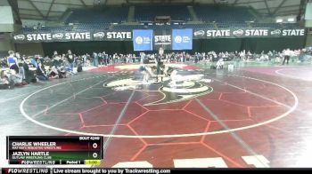 115 lbs Semifinal - Jazlyn Hartle, Outlaw Wrestling Club vs Charlie Wheeler, Mat Rats Rebooted Wrestling