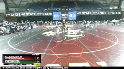 115 lbs Semifinal - Jazlyn Hartle, Outlaw Wrestling Club vs Charlie Wheeler, Mat Rats Rebooted Wrestling