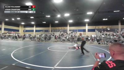 78 lbs Round Of 16 - Jillian Vollhardt, Red Wave vs Logan Crawford, Northwest Elite