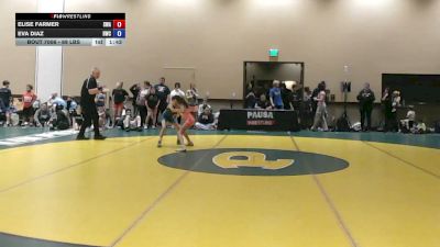 69 lbs Champ. Round 1 - Elise Farmer, Savage Wrestling Academy vs Eva Diaz, Headhunters Wrestling Club