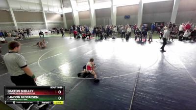 54 lbs Semifinal - Landon Gustafson, Colorado Outlaws vs Daxton Shelley, Champions Wrestling Club