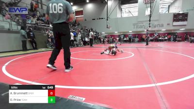 52 lbs Final - Adam Brummett, Sperry Wrestling Club vs Drew Price, Team Tulsa Wrestling Club