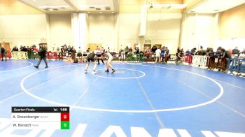 190 lbs Quarterfinal - Arthur Rosenberger, Dumont vs William Banach, Paramus