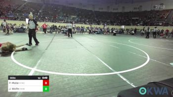 55 lbs Semifinal - Parker Mabe, Hilldale Youth Wrestling Club vs Jaysten Wolfe, Division Bell Wrestling